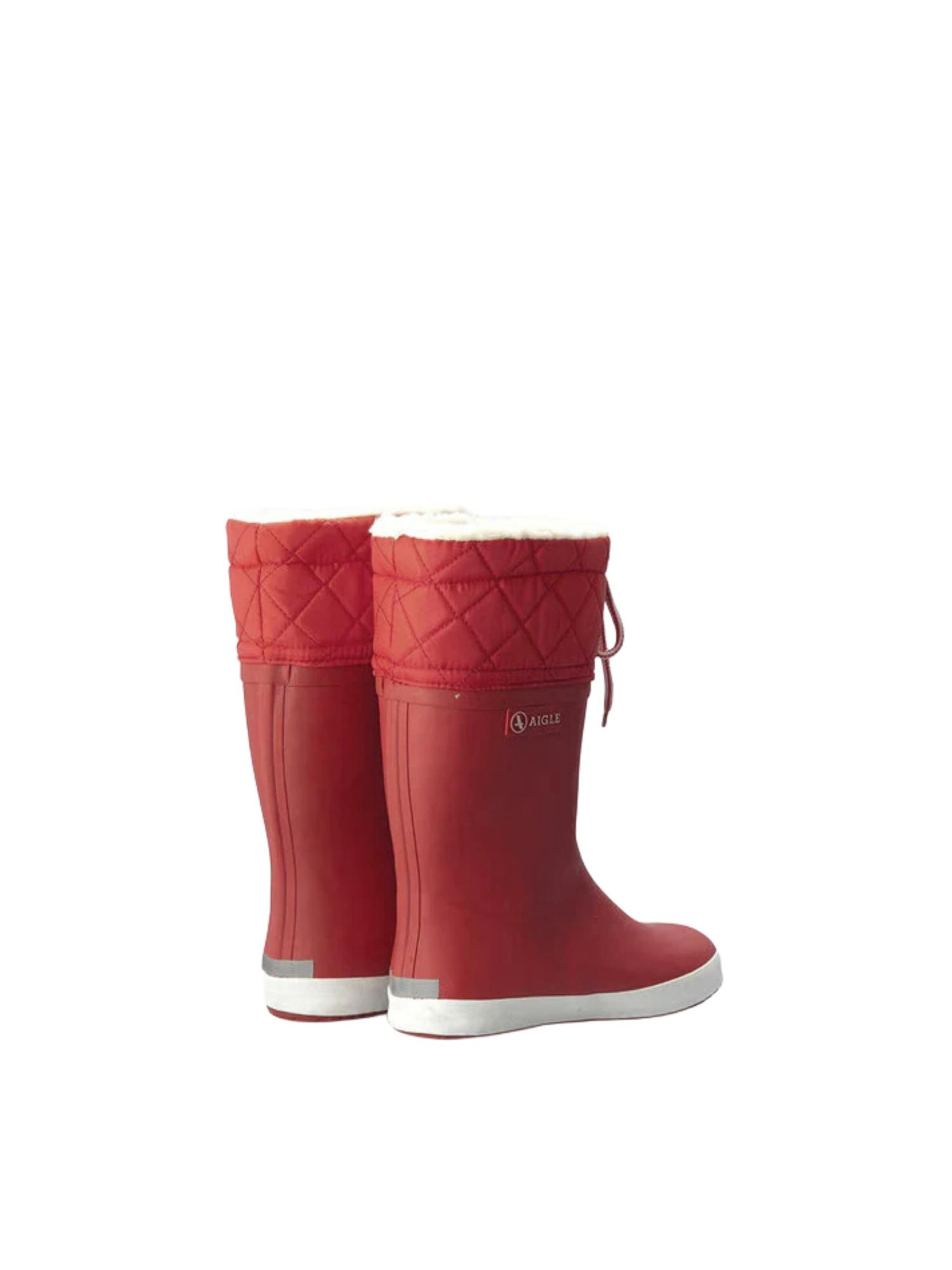 Stivale di gomma di AIGLE in rosso