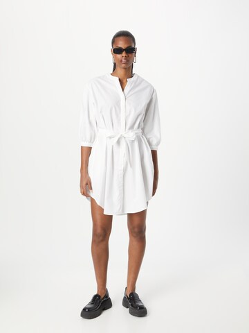 MSCH COPENHAGEN Košilové šaty 'Biella' – bílá