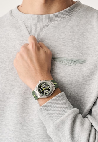 Aston Martin Analoog horloge ' TKS W ' in Groen: voorkant