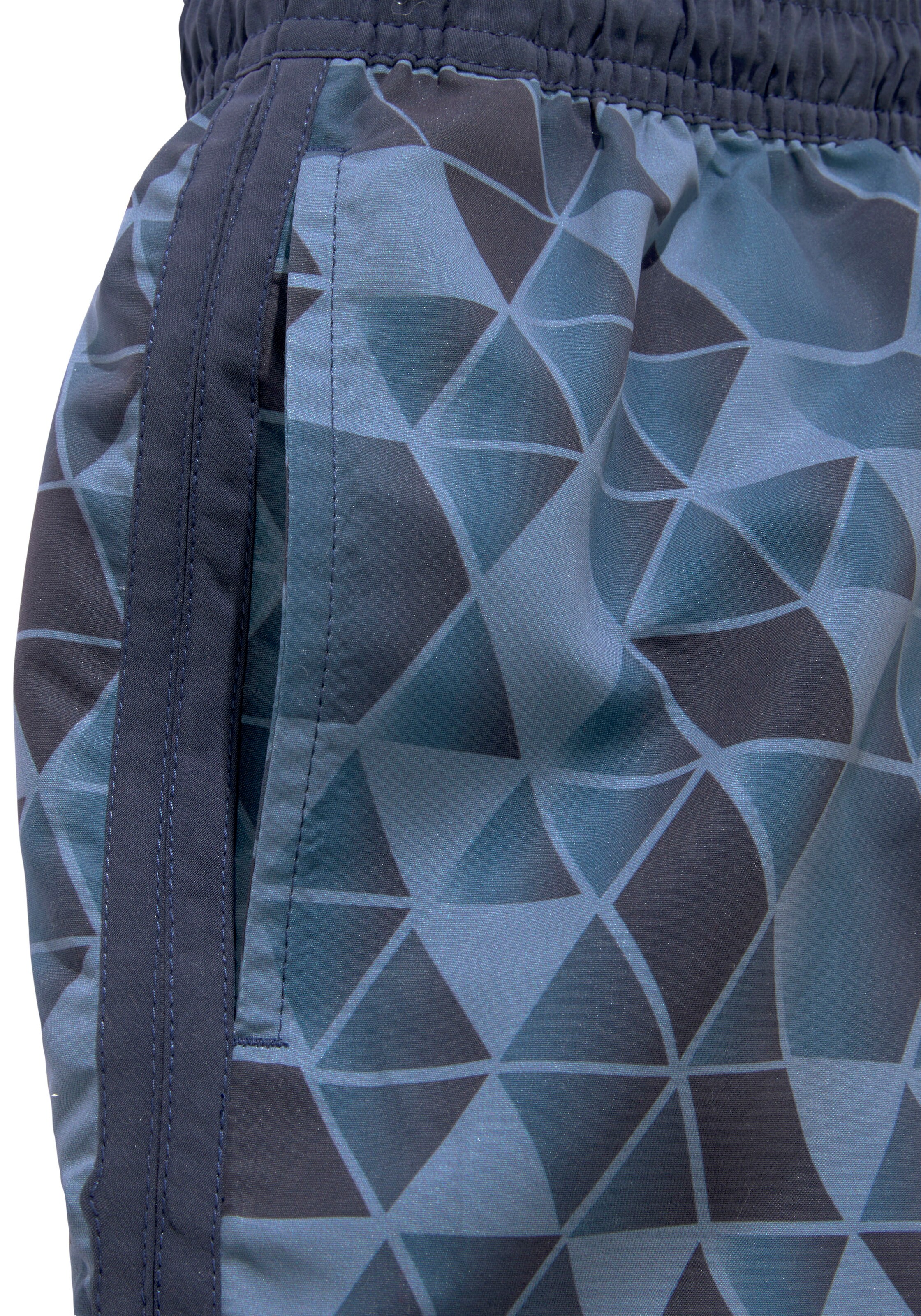 BUFFALO Badshorts i blå