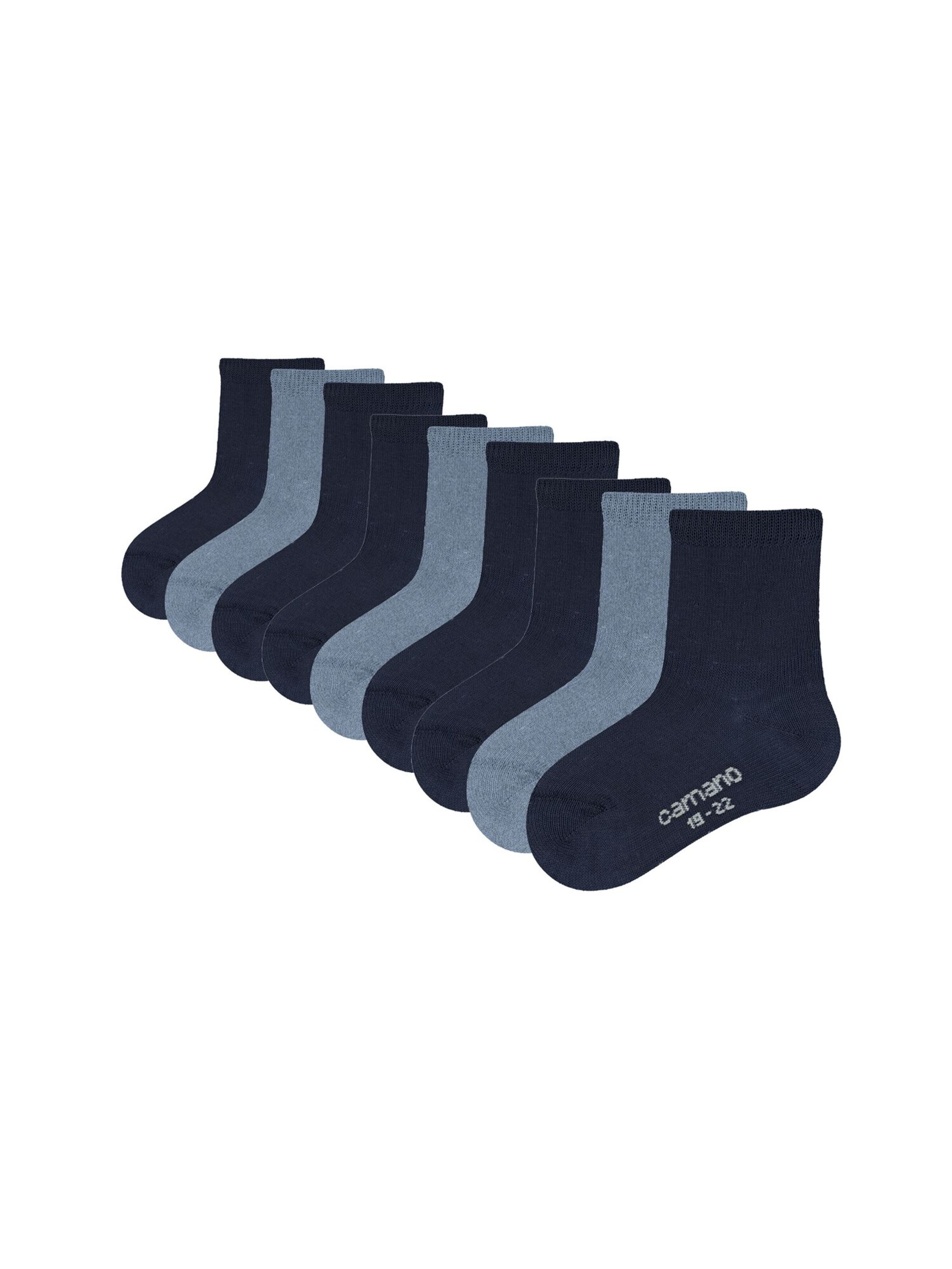 camano Socken in Blau: Vorderseite