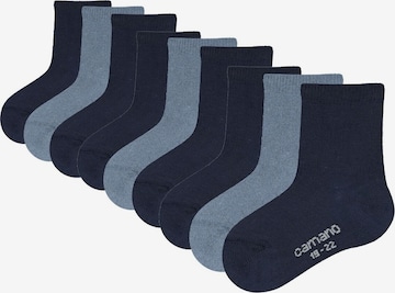 camano Socken in Blau: Vorderseite