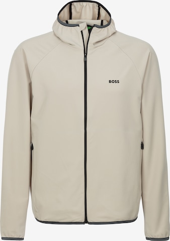 BOSS Between-Season Jacket in Beige: front