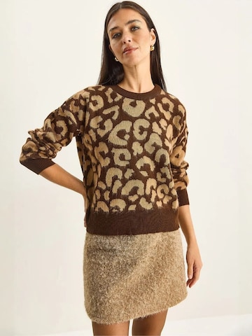 Pullover 'Pullover' di Bianco Lucci in marrone: frontale