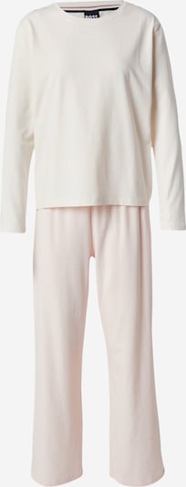 Pižama iš BOSS, spalva – pastelinė rožinė / natūrali balta, Prekių apžvalga