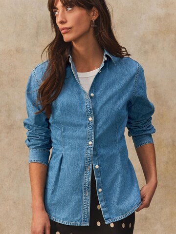 Next Blouse in Blue: front