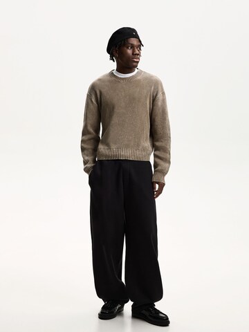 Sweat-shirt Bershka en marron