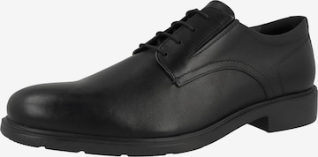 Chaussure à lacets 'U Dublin' GEOX en noir : devant