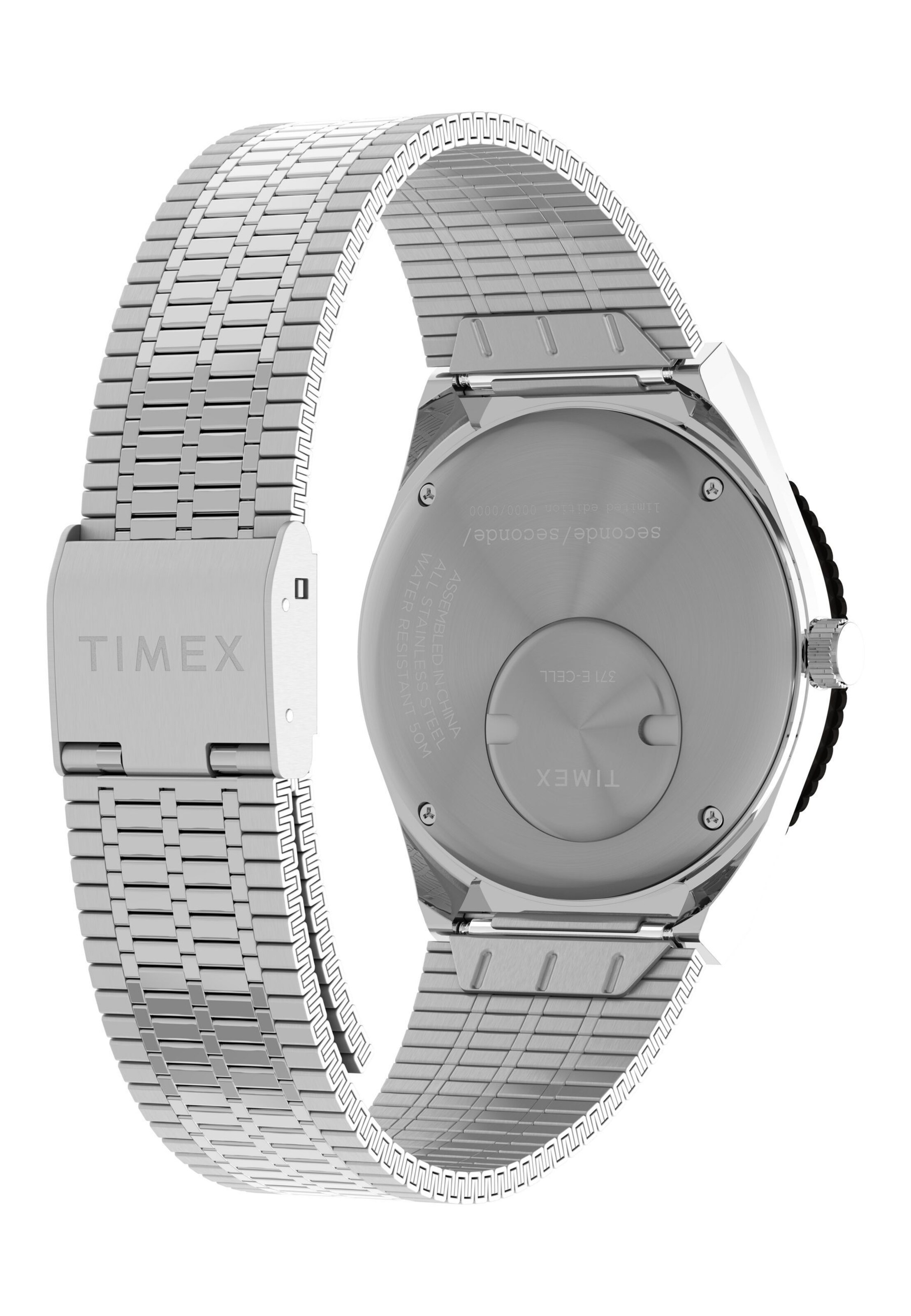 TIMEX Analoguhr 'Timex x Seconde Seconde' in Silber