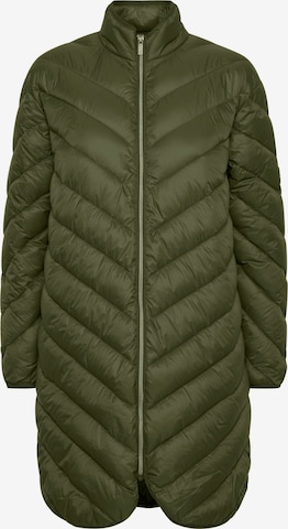 Fransa Winter Coat 'BAPADDING 5' in Green: front