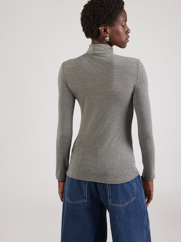 PIECES Shirt 'PCMARIA' in Grey