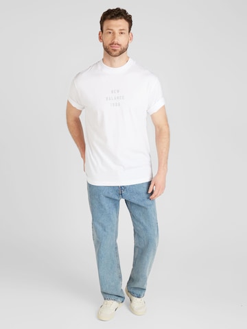 T-Shirt 'Essentials' new balance en blanc