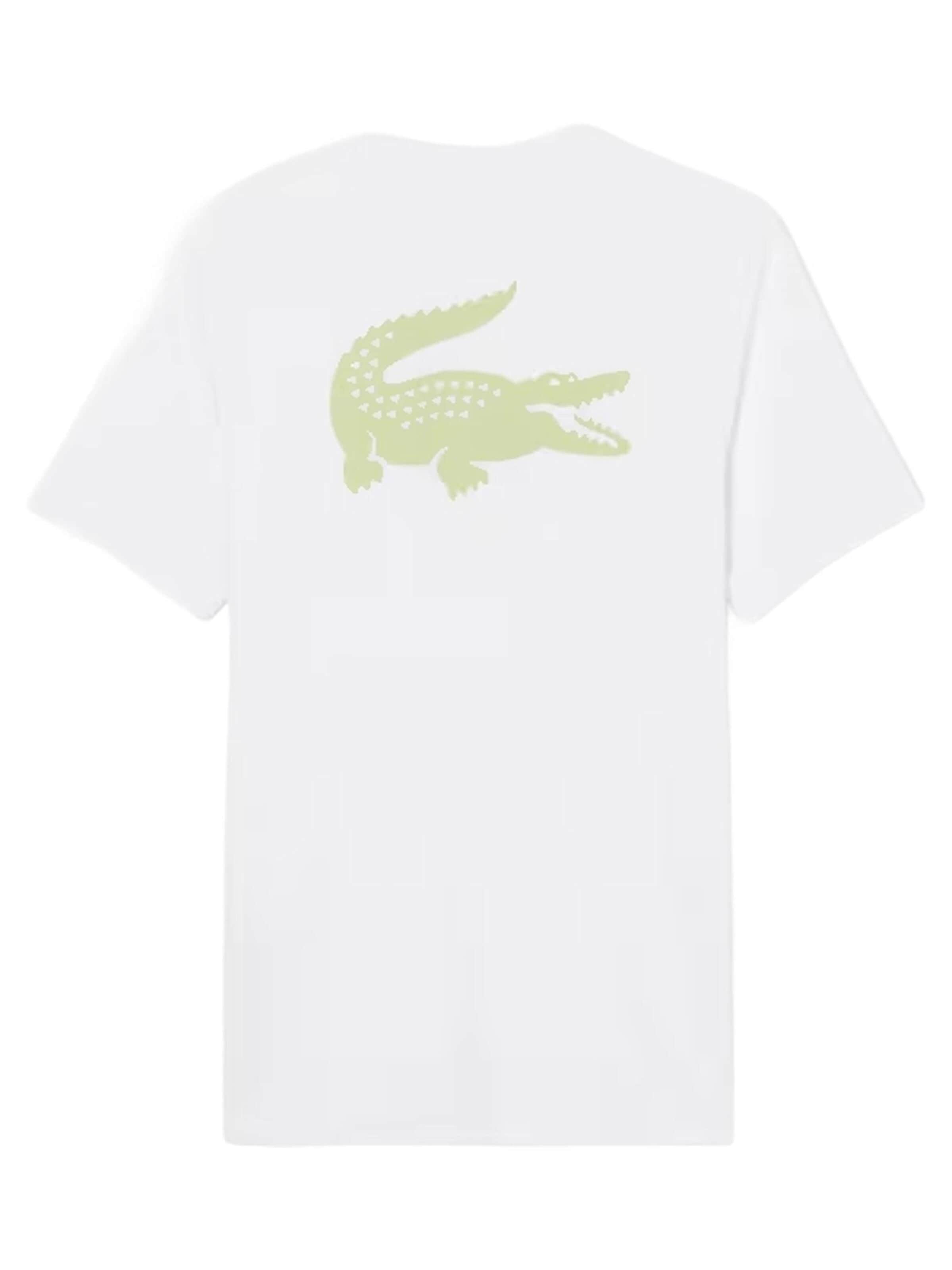LACOSTEMajica 'Camiseta lacoste blanca back croco ultra dry tee' - bijela boja