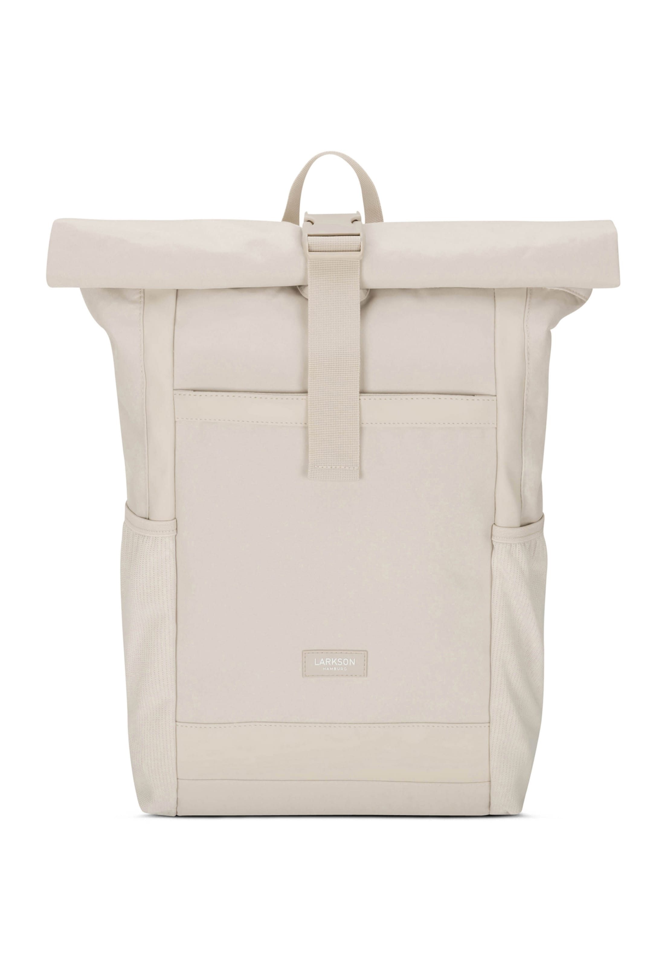 LARKSON Backpack 'No 2' in Beige: front