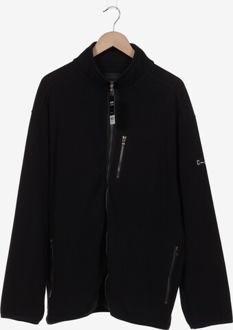 Carlo Colucci Sweatshirt & Zip-Up Hoodie in XXL in Black: front