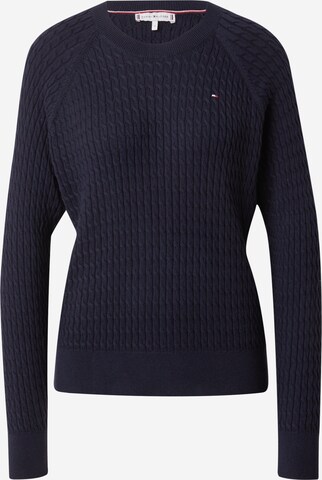 Pull-over TOMMY HILFIGER en bleu : devant