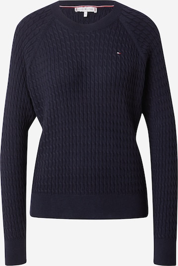 TOMMY HILFIGER Pullover in navy / rot / weiß, Produktansicht