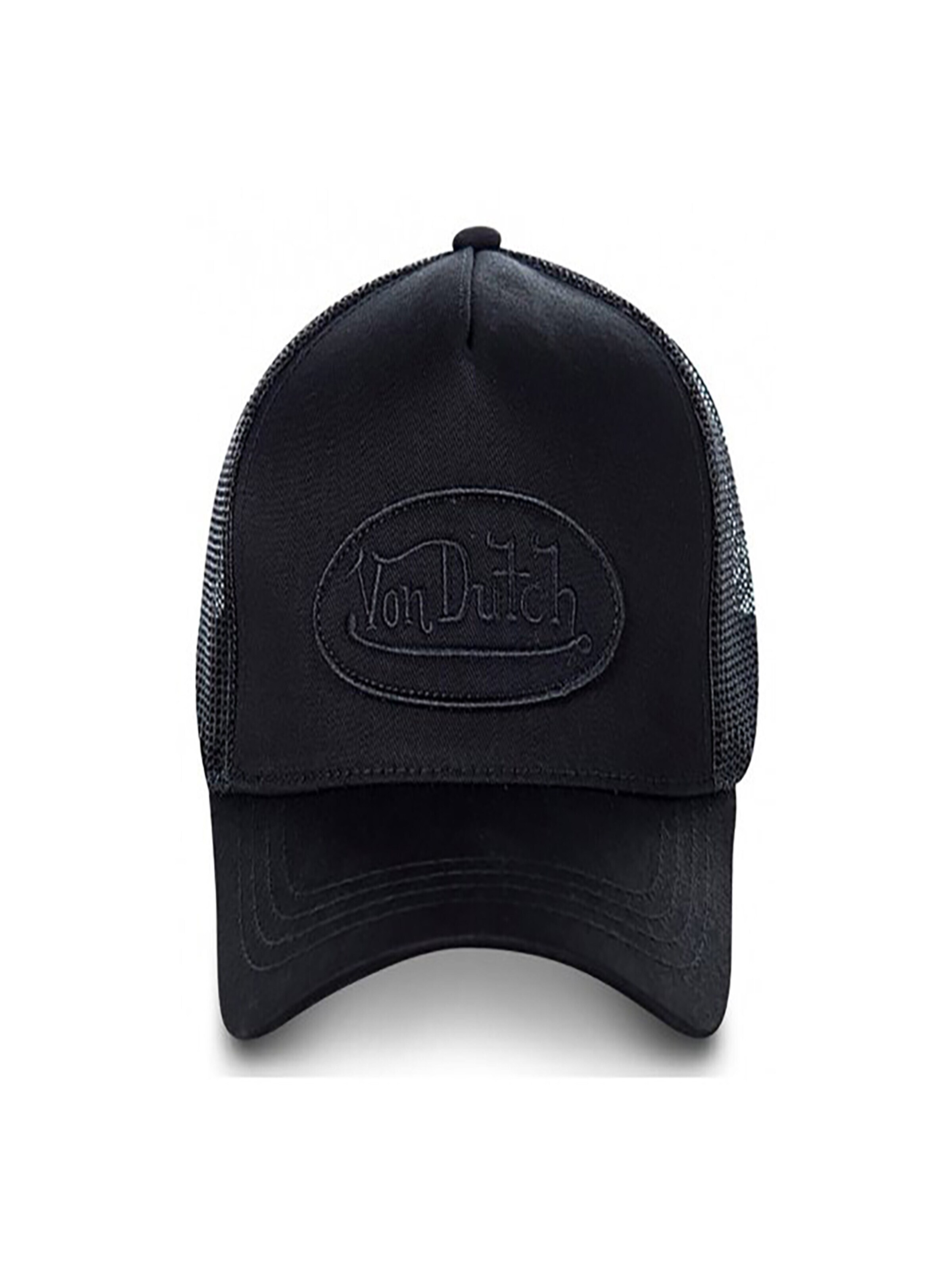 Von Dutch Cap 'Classic'‌‌‌‌‌‌‌ in Schwarz: Vorderseite