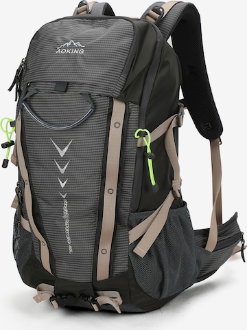 Aoking Backpack in Grey: front