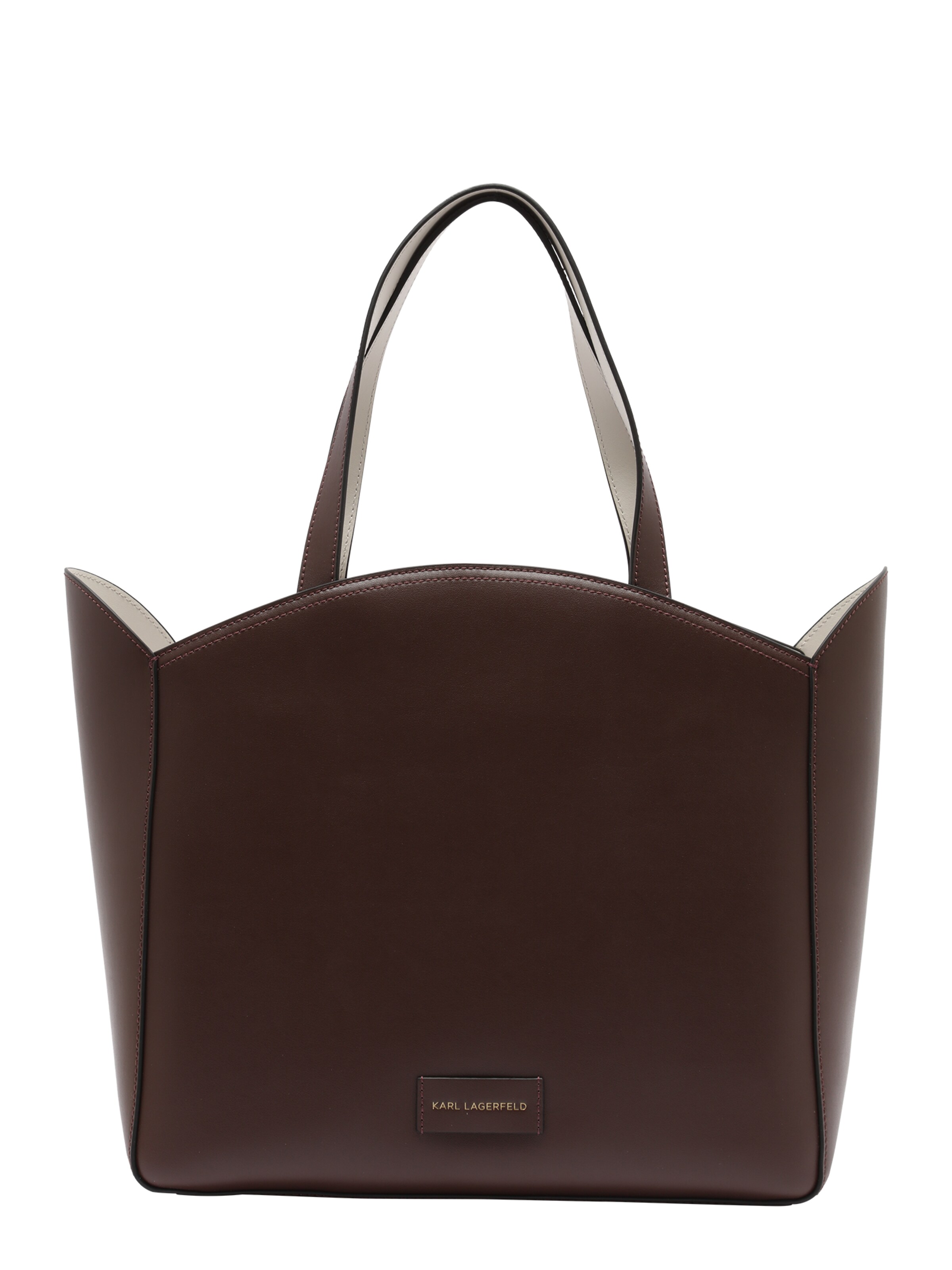 Karl Lagerfeld Shopper in Brown: front