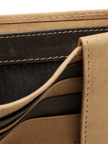 BODENSCHATZ Wallet 'BICOLOUR' in Brown