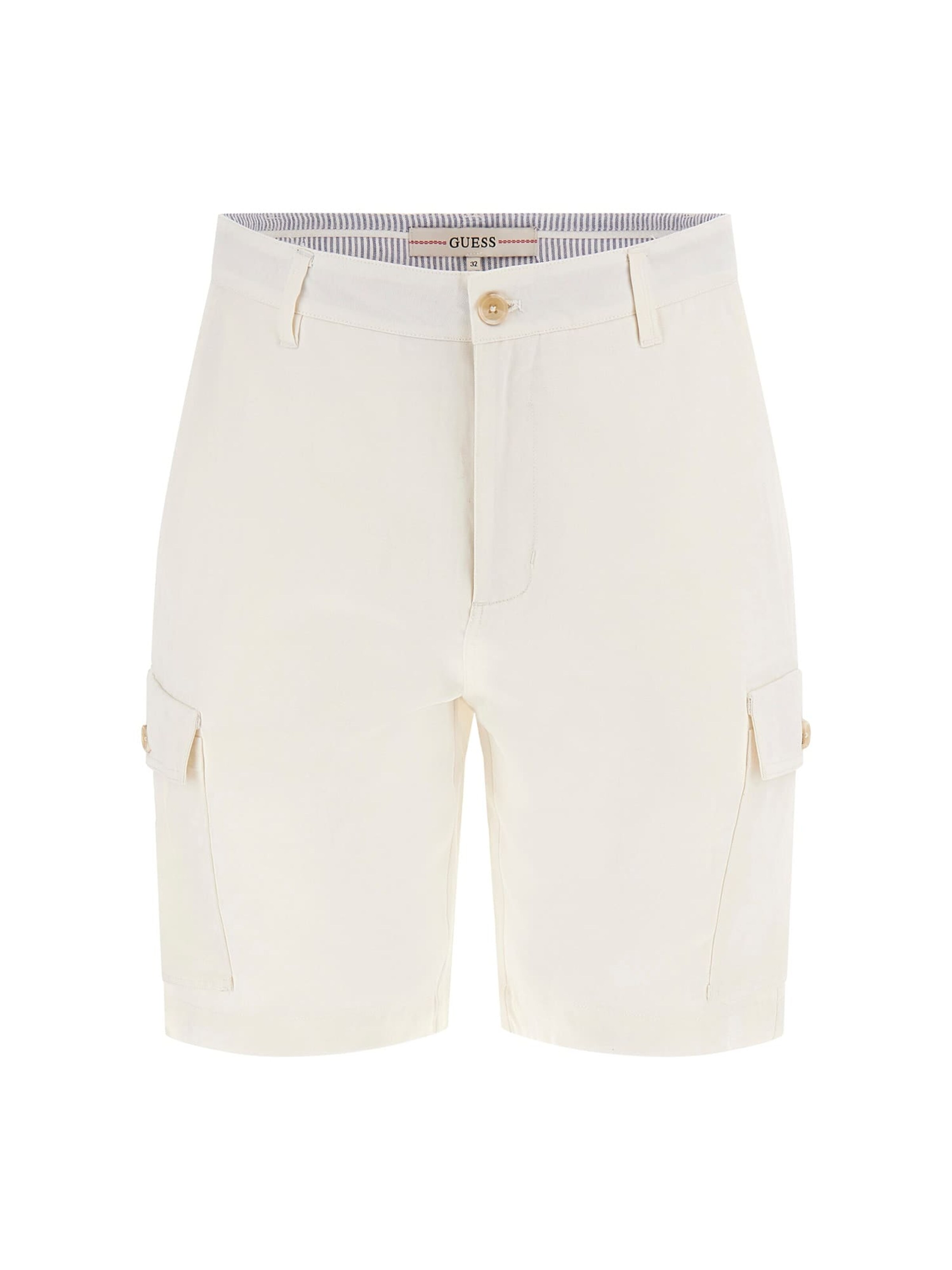 GUESS Regular Shorts in Weiß: Vorderseite