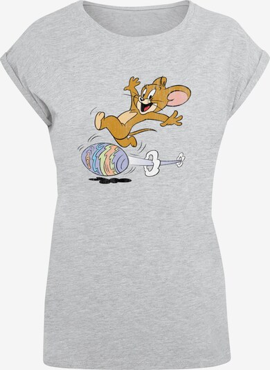 ABSOLUTE CULT T-shirt 'Tom And Jerry - Egg Run' en pueblo / gris chiné / violet pastel / noir, Vue avec produit