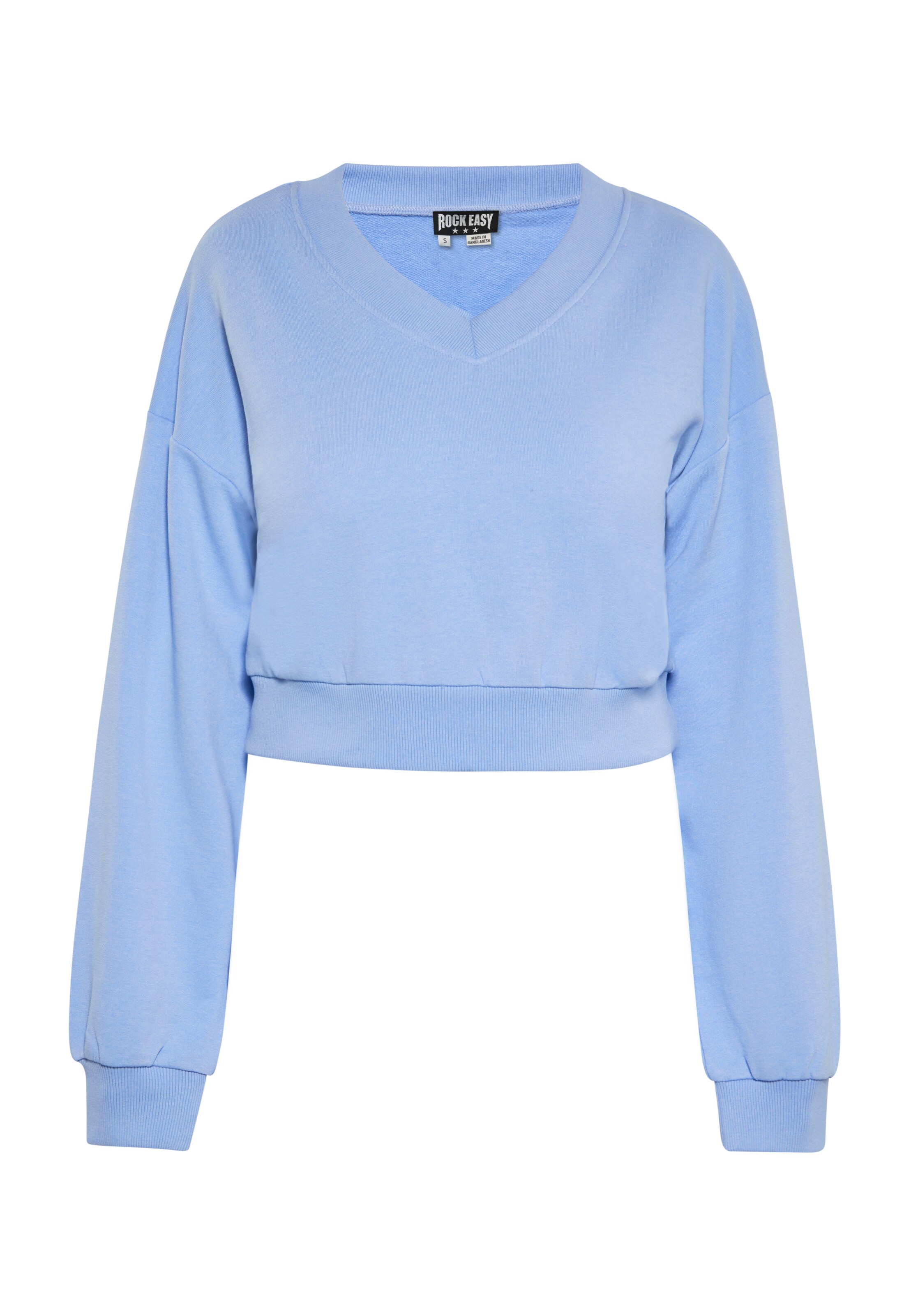 ROCKEASY Sweatshirt in Blue: front