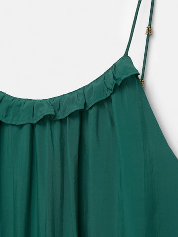 Robe d’été Pull&Bear en vert
