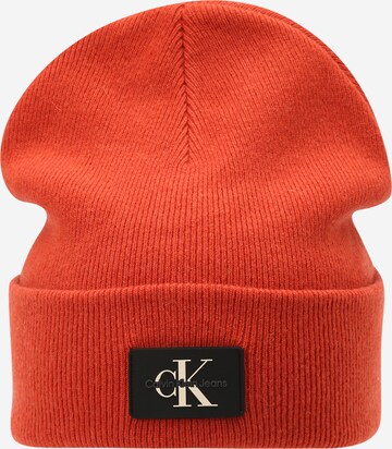 Calvin Klein Jeans Beanie in Orange