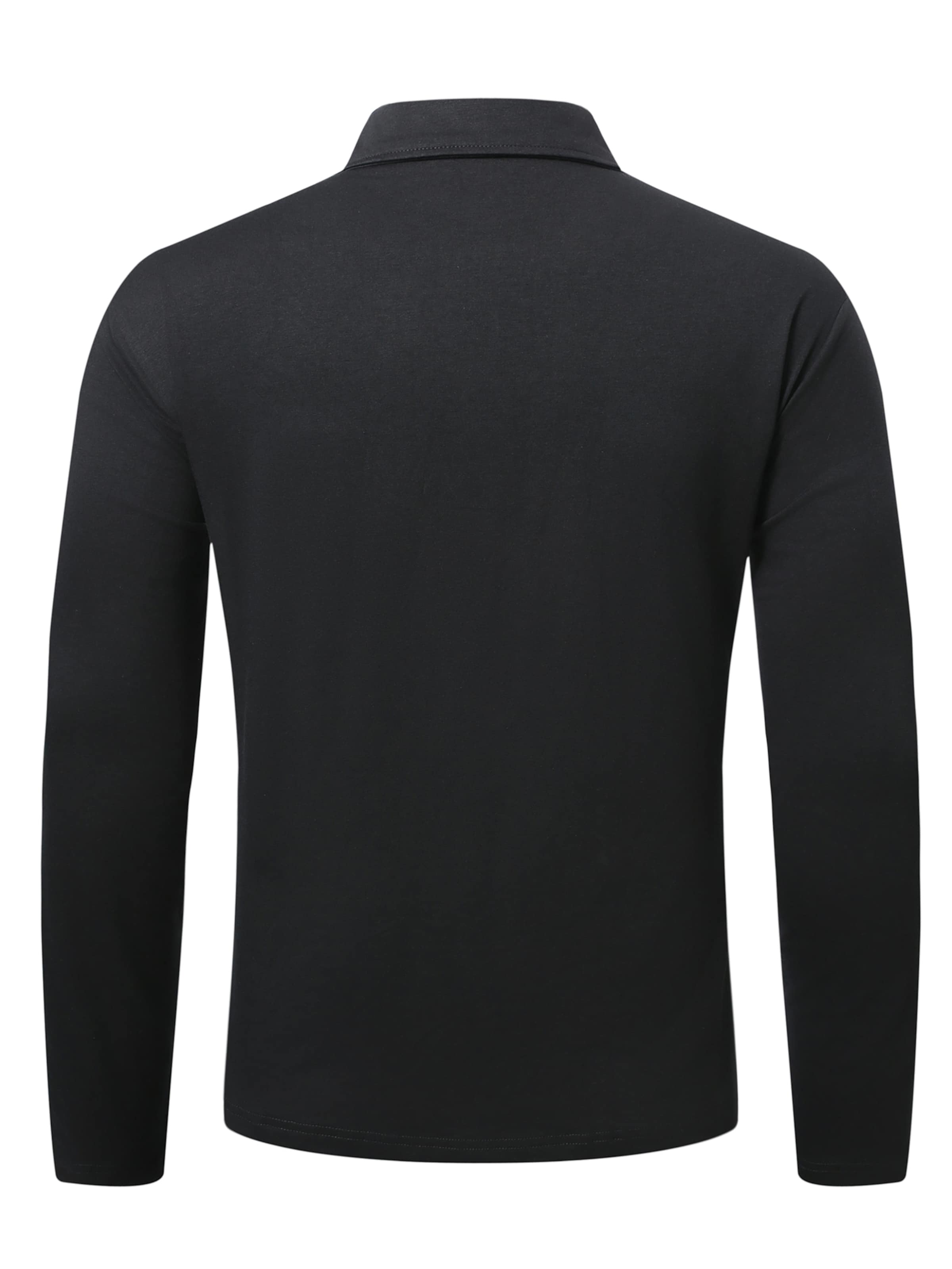 YOUTHUP Shirt 'Büroalltag' in Black