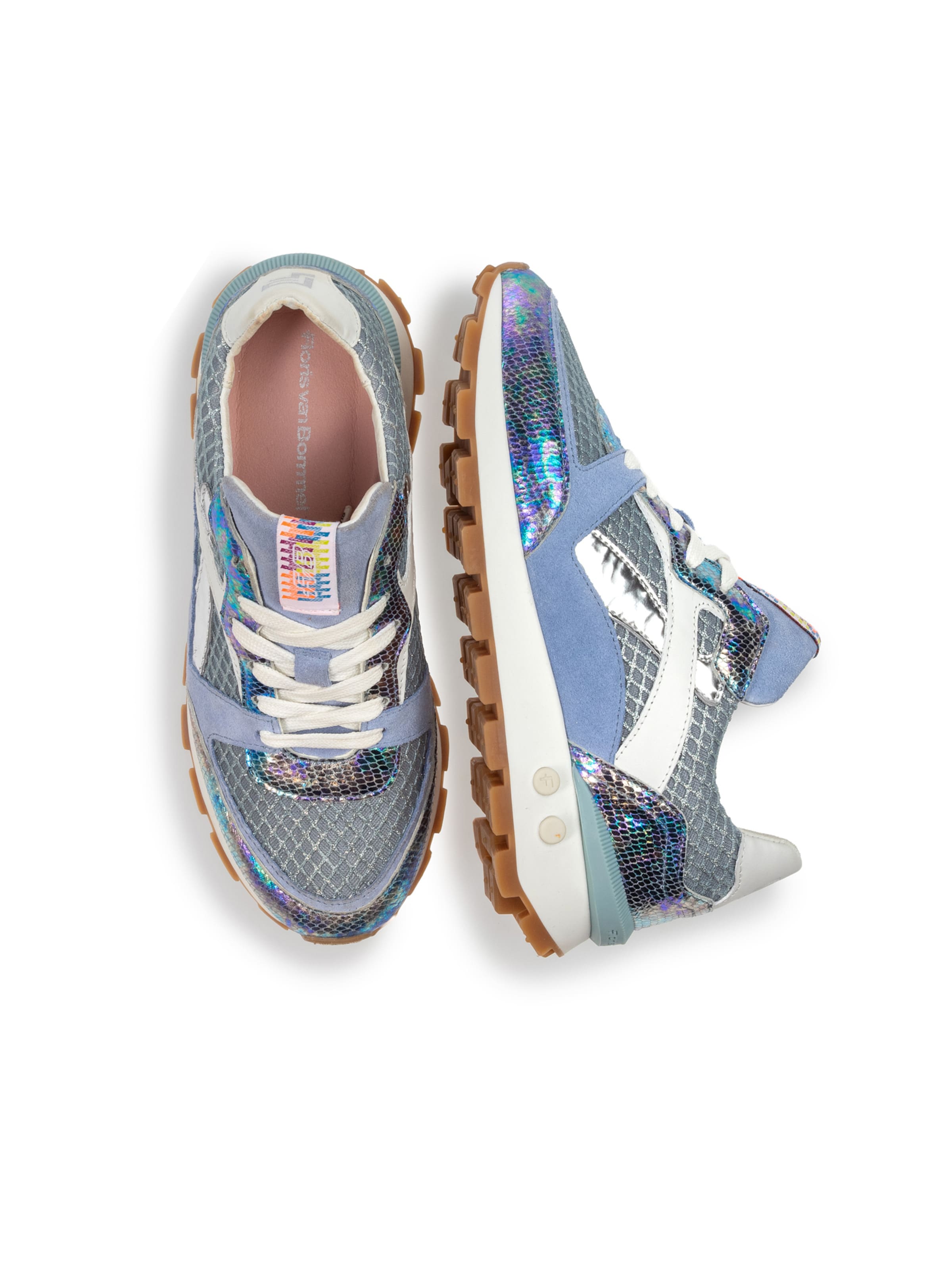 Sneaker bassa 'Blokki 07' di Floris van Bommel in blu