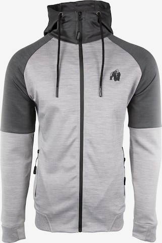 Veste de sport Gorilla Wear en gris : devant