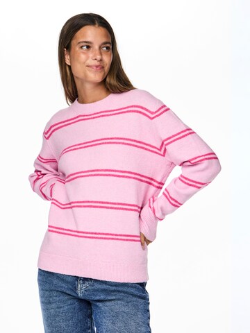 PIECES Pullover in Lila: Vorderseite