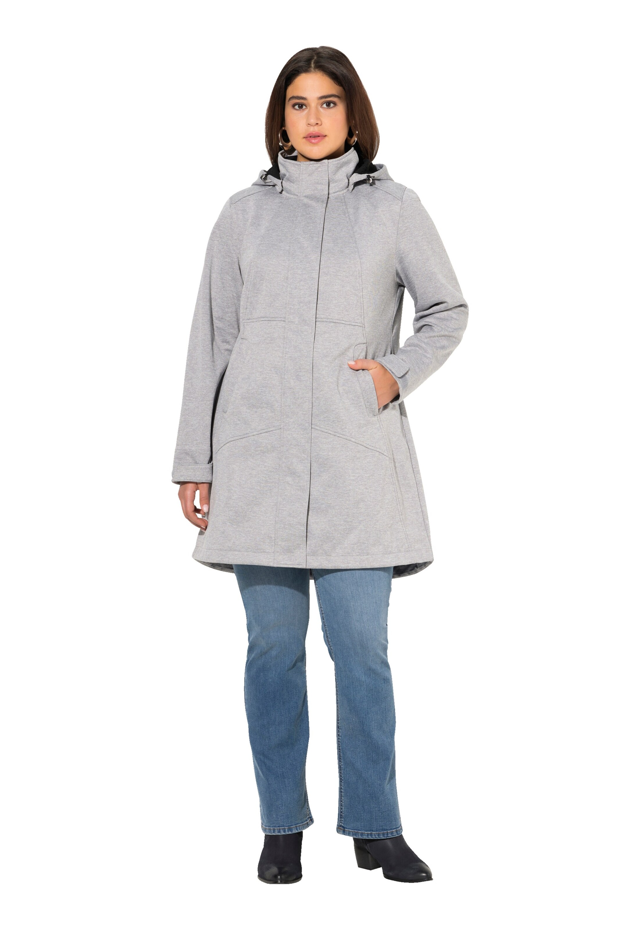 Ulla Popken Performance Jacket in Grey