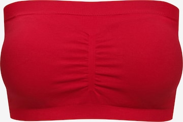 cfab (formerly creamy fabrics) BH 'Bandeau-BH' in Rot: Vorderseite