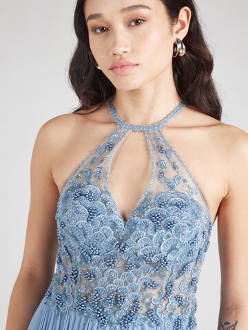 Robe de soirée Unique en bleu