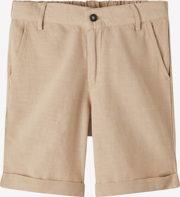 NAME IT Regular Trousers 'Faher' in Beige: front