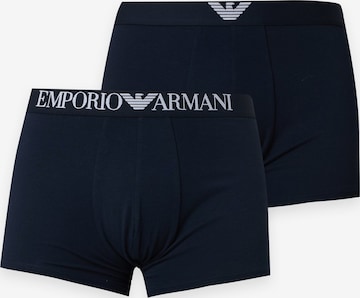 Emporio Armani Шорты Боксеры в Синий: спереди
