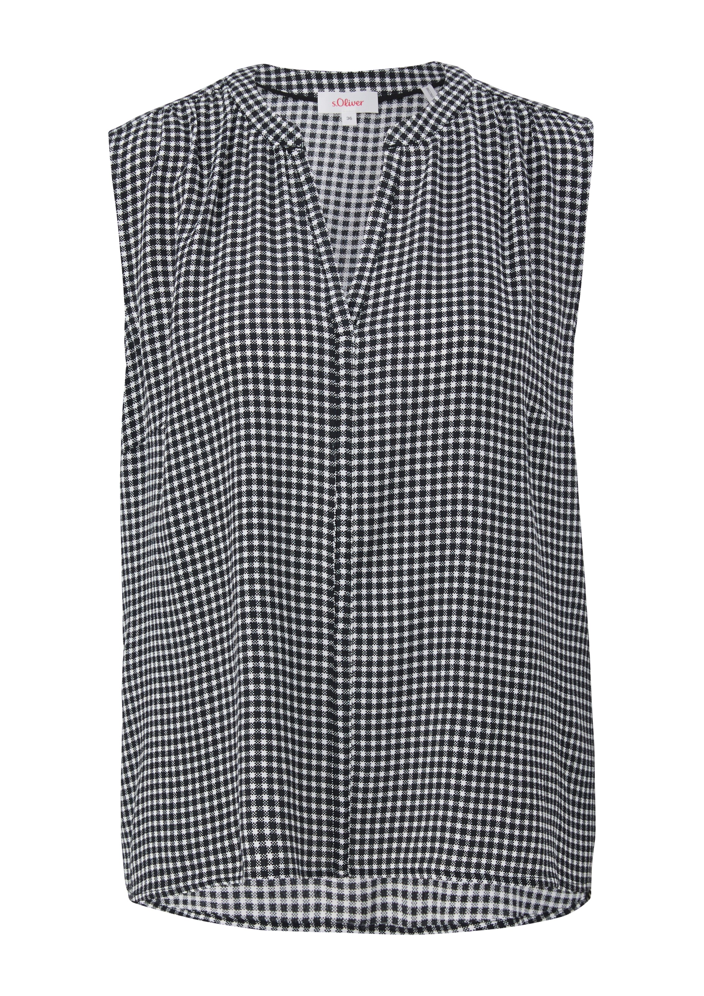 s.Oliver Bluse in Schwarz: Vorderseite