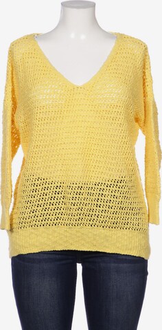 Peckott Sweater & Cardigan in XL in Yellow: front