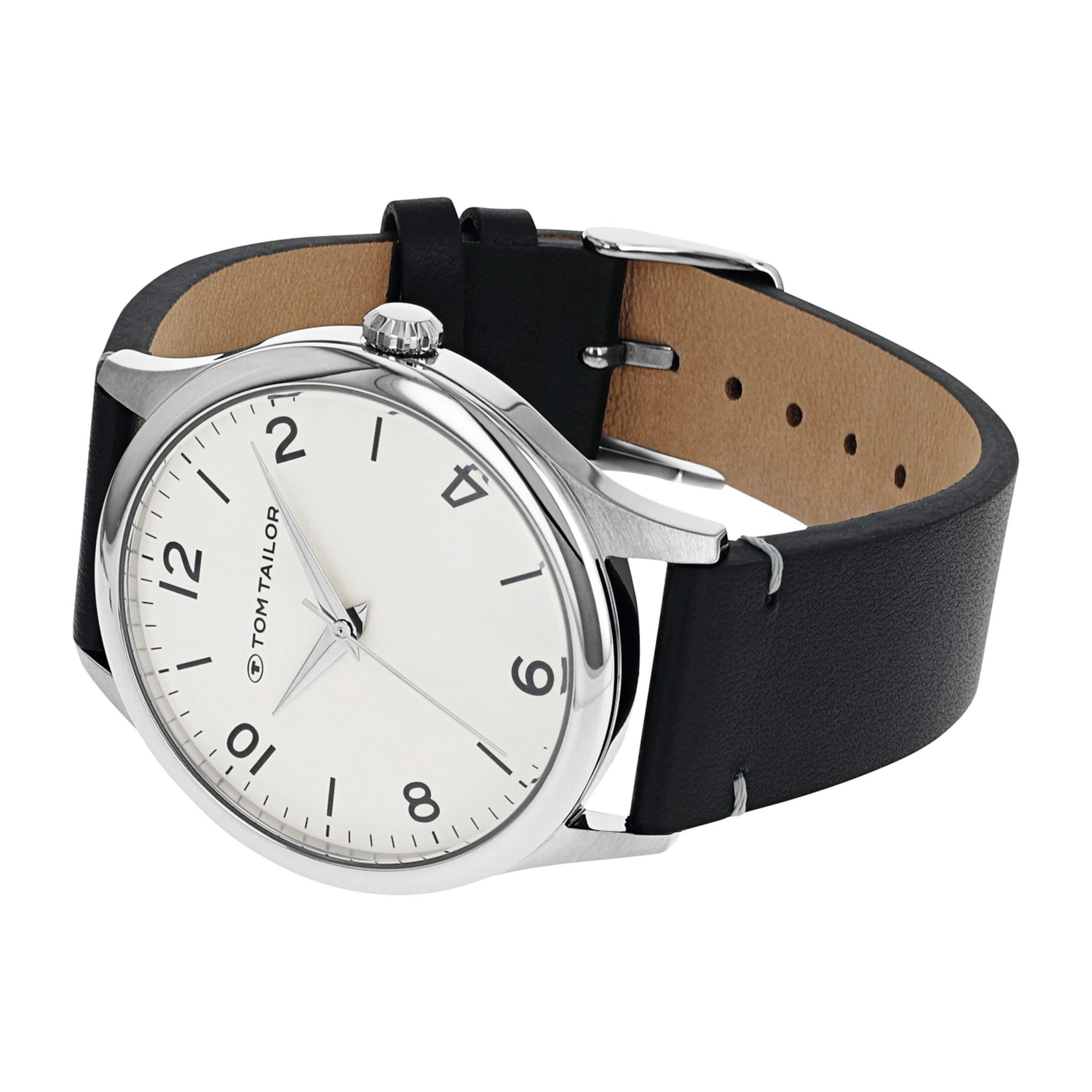 TOM TAILOR Analog Watch in Black