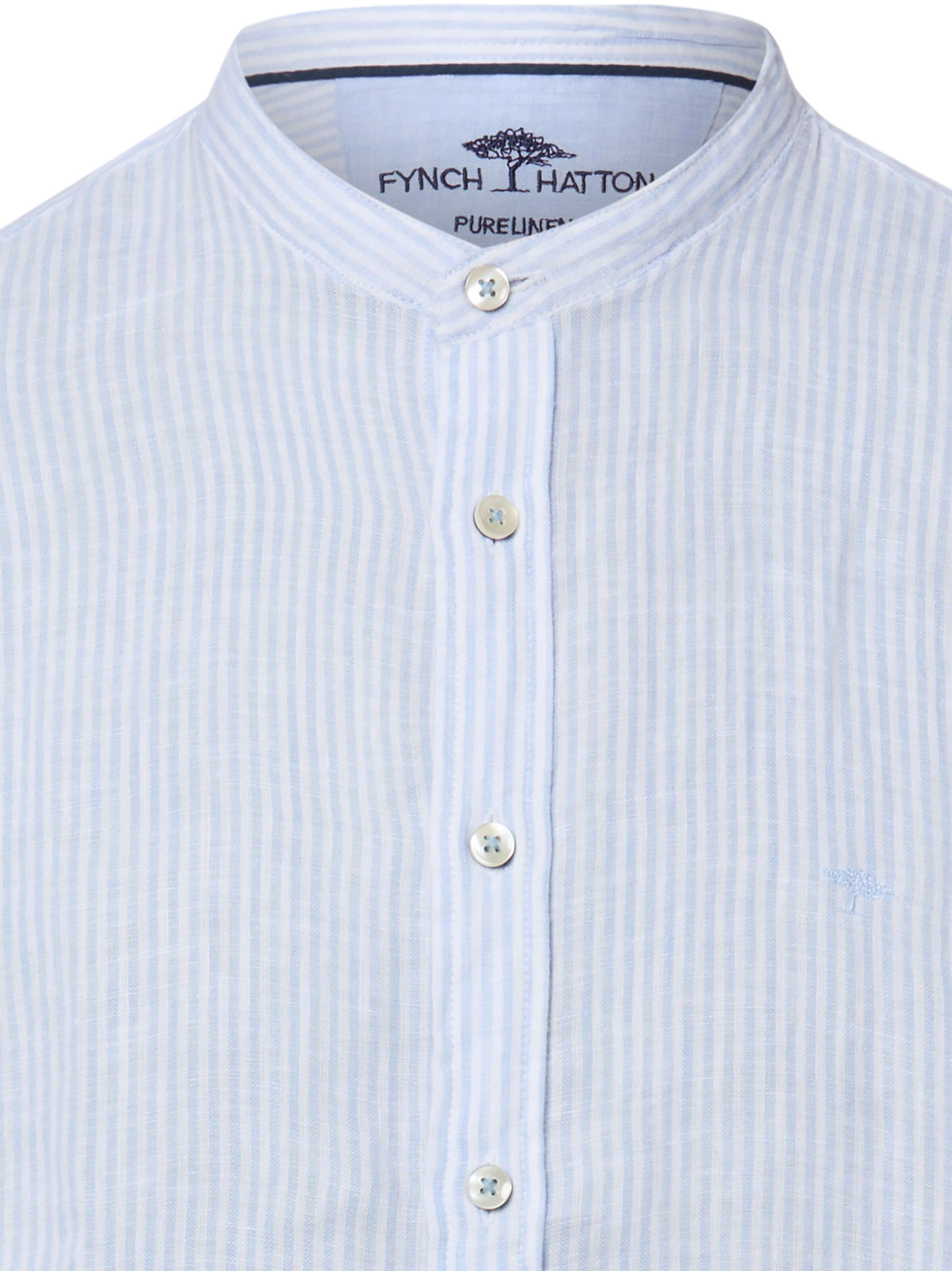 FYNCH-HATTON Regular fit Button Up Shirt in Blue