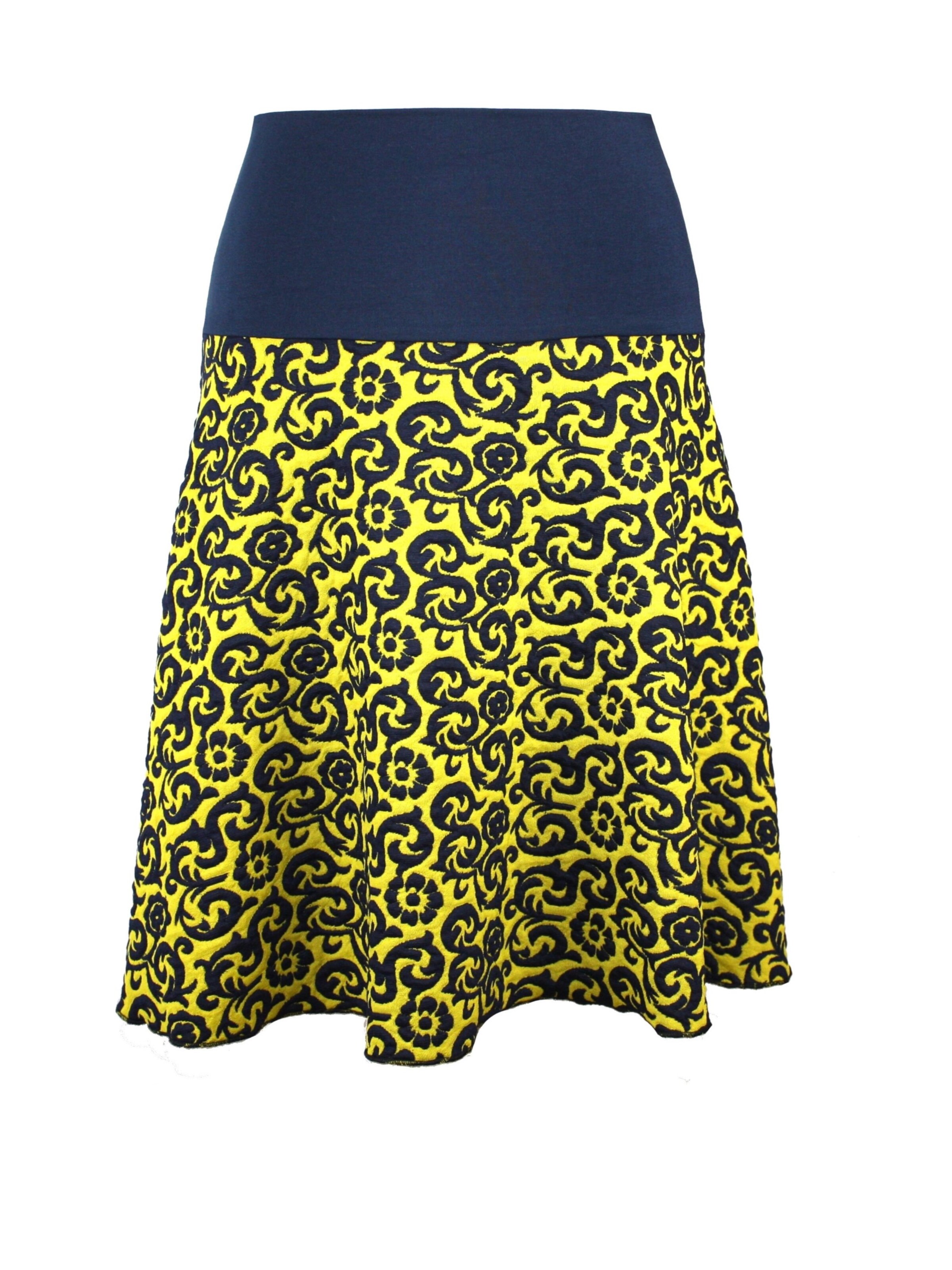 dunkle design Skirt 'Scuba' in Yellow: front