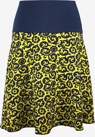 dunkle design Skirt 'Scuba' in Yellow: front