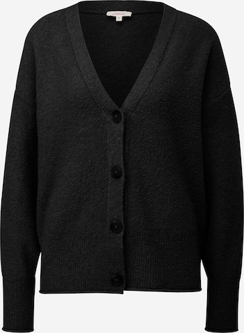 s.Oliver Strickjacke in Schwarz: Vorderseite