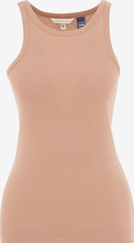 Organication Top in Beige: Vorderseite