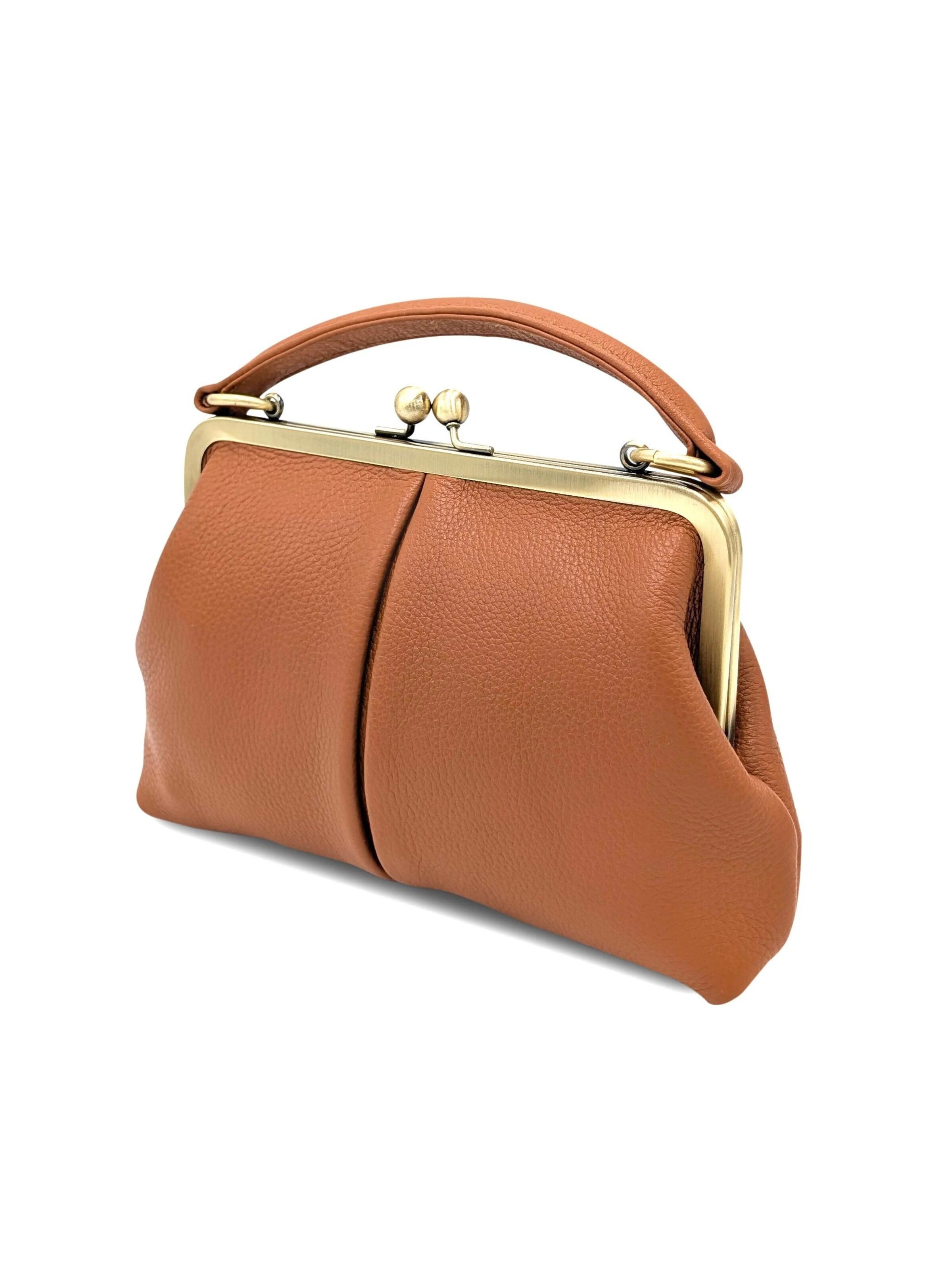 Sacs à main 'Kleine Olive – Leder Handtasche & Umhängetasche' Taschenkinder en marron