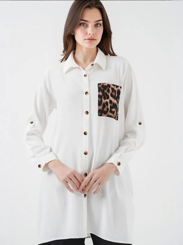 Camicia da donna di Bigdart in bianco: frontale