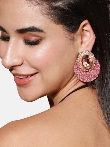 SOHI Oorbellen ' Raagini ' in Roze